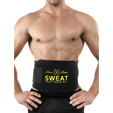 Ceinture de Sudation Homme ajustable, affine taille et favorise transpiration pour ventre plat